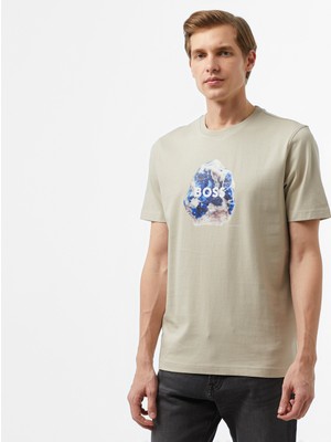 Boss Erkek Bej T-Shirt