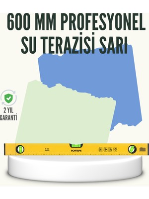 Profesyonel 600 mm Su Terazisi Duvar ve Montaj Işleri Için