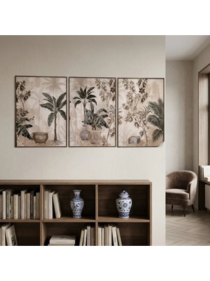 Akıllı Kağıt Statik Tutunma Özellikli Tablo - Poster Çiçek (Model- 85)