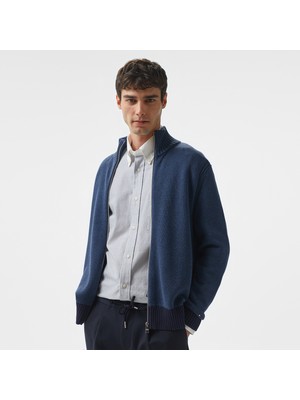 Tommy Hilfiger Erkek Mavi Triko