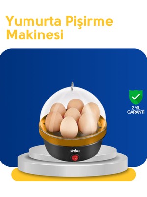 Otomatik Kapanma Özellikli Yumurta Pişirme Makinesi 7 Kapasiteli