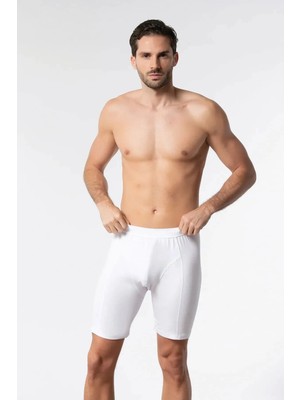 Hepsine Rakip 2li Erkek Extra Uzun Paça Boxer Pamuklu Likralı Don