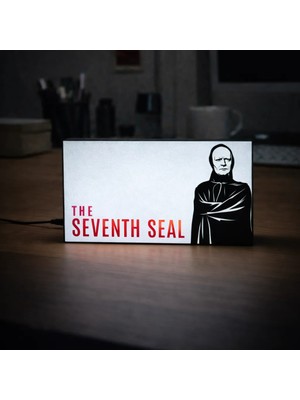 Gişe Arts Masa Lambası - Yedinci Mühür (The Seventh Seal) Adaptörlü Dekoratif & Hediyelik Lamba