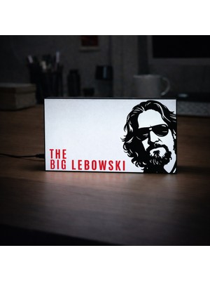 Gişe Arts Masa Lambası - The Big Lebowski Adaptörlü Dekoratif & Hediyelik Lamba