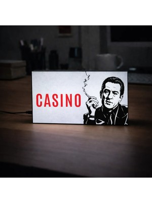 Gişe Arts Masa Lambası - Casino Adaptörlü Dekoratif & Hediyelik Lamba