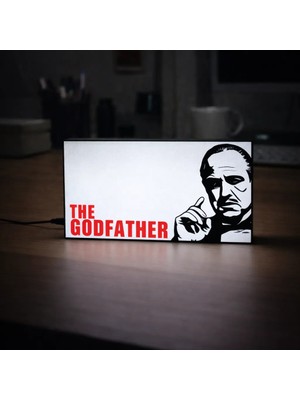 Gişe Arts Masa Lambası - The Godfather (Baba) Adaptörlü Dekoratif & Hediyelik Lamba
