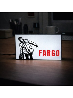 Gişe Arts Masa Lambası - Fargo Adaptörlü Dekoratif & Hediyelik Lamba
