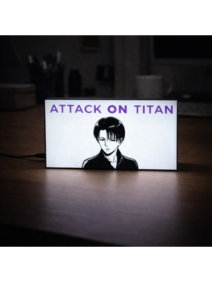 Gişe Arts Masa Lambası - Attack On Titan Adaptörlü Dekoratif & Hediyelik Lamba