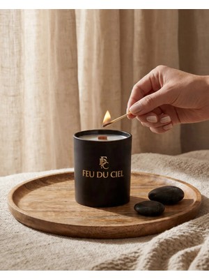 Feu du Ciel Signature Pororoco Sandal Amber Yasemin Kokulu Mum 150 gr
