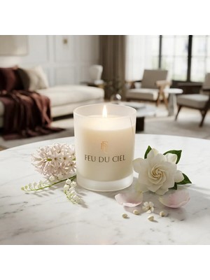 FEU DU CIEL Premium Peony & Musk Şakayık Ve Misk Kokulu Mum 150 gr
