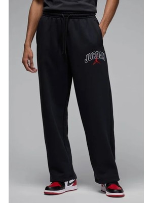 Nike Jordan Open-Hem Trousers Oversized Mens Pants.oversize Erkek Eşofman Altı Siyah