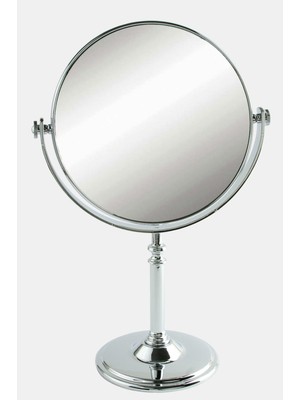 Zero Land Cosmotex Yuvarlak Gümüş Renkli Masa Aynası 30 cm 3817-GÜMÜŞ Rengi