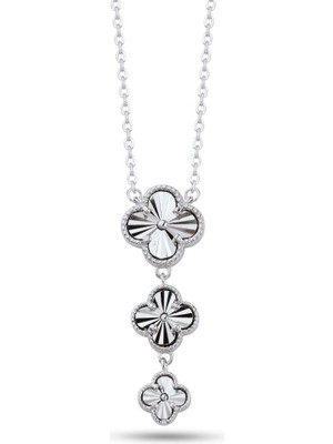 Innuendo Jewelry 925 Ayar Gümüş 3 Yoncalı Kolye