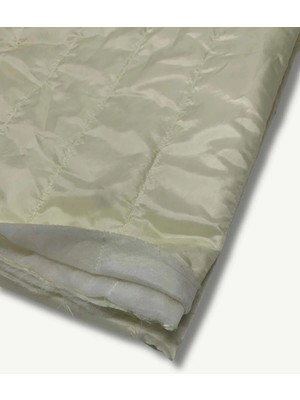Yiğit Kumaş Krem Ince Kapitone Kumaş, Parça 270X140 cm - Tek Taraflı