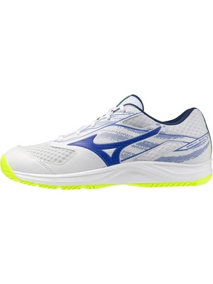 Mizuno Break Shot 5 Ac Unisex Tenis Ayakkabısı Beyaz / Mavi