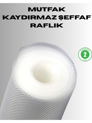 Kaydırmaz Şeffaf Raflık Çekmece Örtüsü 45X300 cm - Lisinya