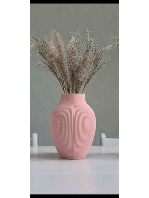 Hanart Modern Dekoratif Vazo 20 cm Pembe