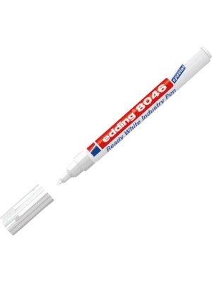 Edding Endüstri Markör Kalemi Beyaz 8046 (10 Lu Paket)