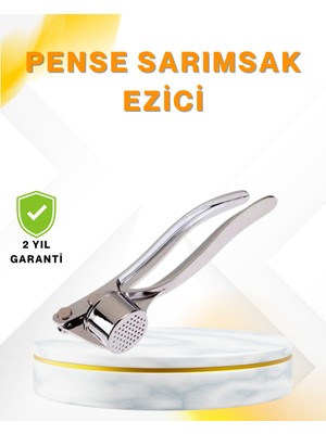 Metal Sarımsak Ezici Ergonomik Tutma ve Güçlü Presleme - Lisinya