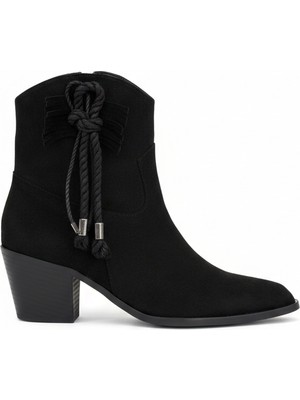 Love Shine Aurelle Western Püsküllü Süet Kovboy Bot Suni Süet Büyük Numara