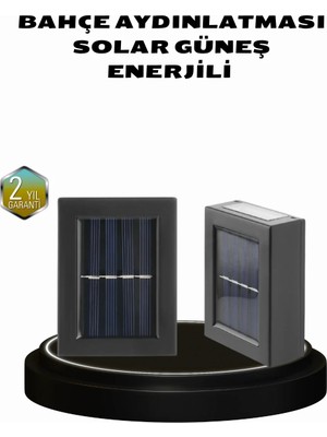 İlanib Ticaret Dayanıklı Solar Aplik Hava Koşullarına Dayanıklı Dış Mekan Işığı