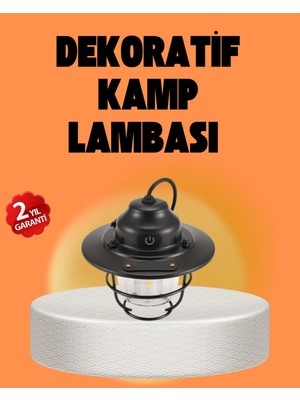 İlanib Ticaret Çam Kozalağı Şekilli Retro Kamp Gece Lambası
