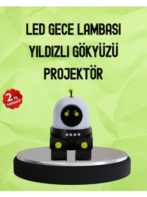 İlanib Ticaret Bluetooth Bağlantılı Yüksek Çözünürlüklü Galaksi Projektör