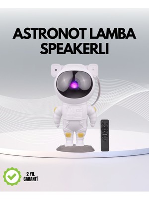 İlanib Ticaret USB Güç Bağlantılı Çok Fonksiyonlu Astronot Gece Lambası