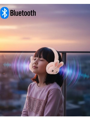 Vintessy Tavşan Kulaklı Şarjlı Bluetooth Kulaklık Düşük Gecikmeli Kablosuz Ses