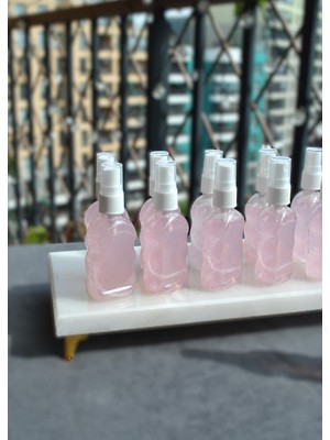 Qualitev 15 Adet Boğumlu Pet Şişe 50 ml Fısfıslı Sprey Şişe Kolonya Söz, Nişan, Düğün, Kına, Nikah, Hediyelik Şişesi (Içi Boş)
