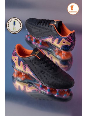 Albishoes Erkek Çim Halısaha Krampon Ithal Taban Ayağı Saran Esnek Konforlu Krampon Futbol Ayakkabı