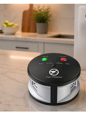 Tech Butiq Ultrasonik Fare Kovucu Kemirgen Haşere Kovucu Ev Ofis Garaj Kullanımı