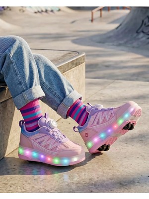Tuğba Ortopedi Çocuk Kol Saati Hediyeli Işıklı Tekerlekli Sneaker