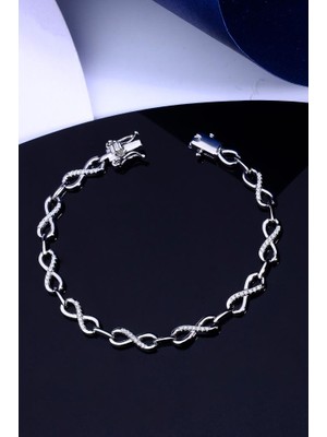Innuendo Jewelry 925 Ayar Gümüş Sonsuzluk Bileklik