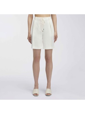 Calvin Klein Kadın Beyaz Şort