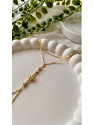 Jewelry Ortası Taşlı Yıldızlı Şahmeran