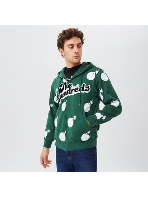 The Hundreds Endless Erkek Yeşil Kapüşonlu Eşofman Üstü