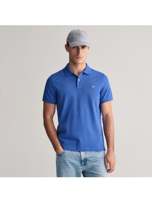 Gant Erkek Mavi Regular Fit Polo