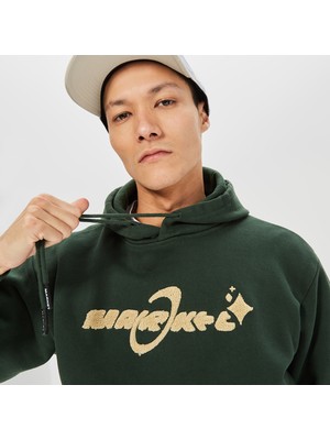 Market Cosmo Erkek Yeşil Hoodie