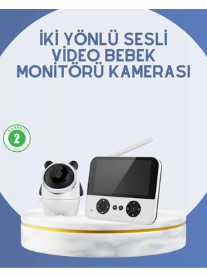 Epilons Kablosuz Bebek Monitörü 720P Görüntü ve Geniş Ekran