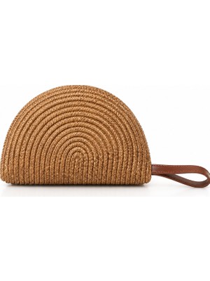Ilu Bags Solea Straw Hasır Clutch Çanta