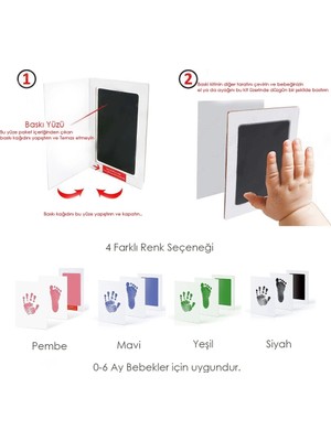 Motto Ticaret Bebek El ve Ayak Izi Anı Baskı Seti