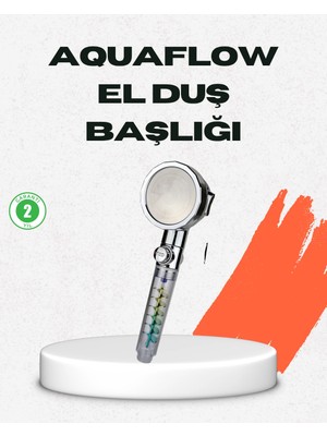 Epilons Rahatlatıcı Yağmur Etkili El Duşu – Döner Pervaneli, Dayanıklı ve Şık Tasarım