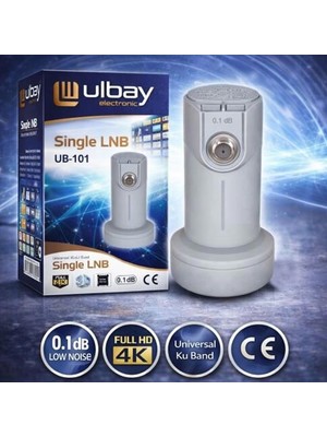 Ulbay UB-101 Tekli Lnb (Single) 0.1db 3D Fhd 4K