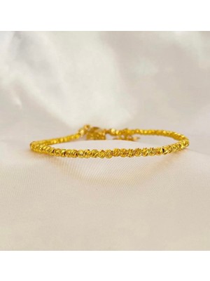 Stainless Stell Kuyumcu Model Dorika Gold Bileklik