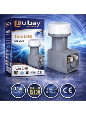 Ulbay UB-202 2li Lnb (Twin) 0.1db 3D Fhd