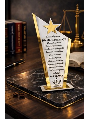 Plaket Kişiye Özel Olarak Hazırlanabilir Yazı ve Isim Yazılabilen NO20004