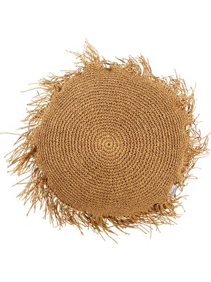 Mudo Home VALETTA YUVARLAK KIRLENT NATUREL 50CM