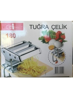 Ulugo Tuğra Çelik 180 mm Erişte Makarna Makinesi (5224)