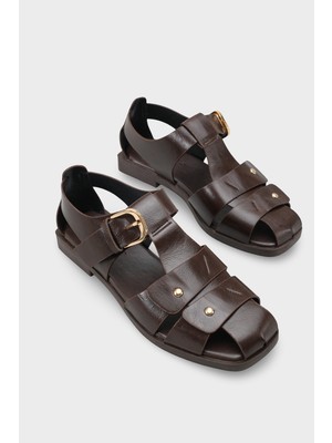 Capone Outfitters Claude Gladyatör Kadın Sandalet